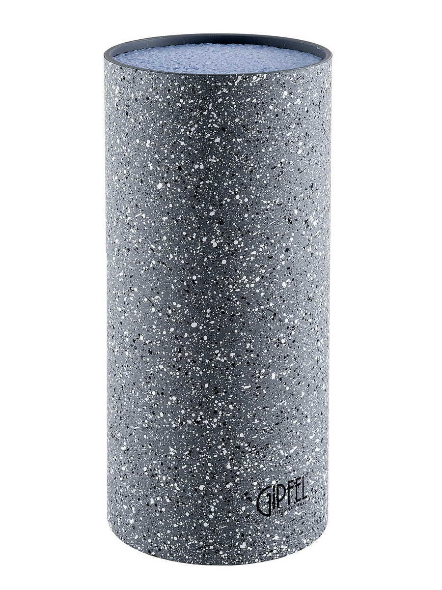 картинка 8442 GIPFEL Подставка под ножи MALATTI, 22х11 см. Цвет: серый мрамор. от магазина Gipfel